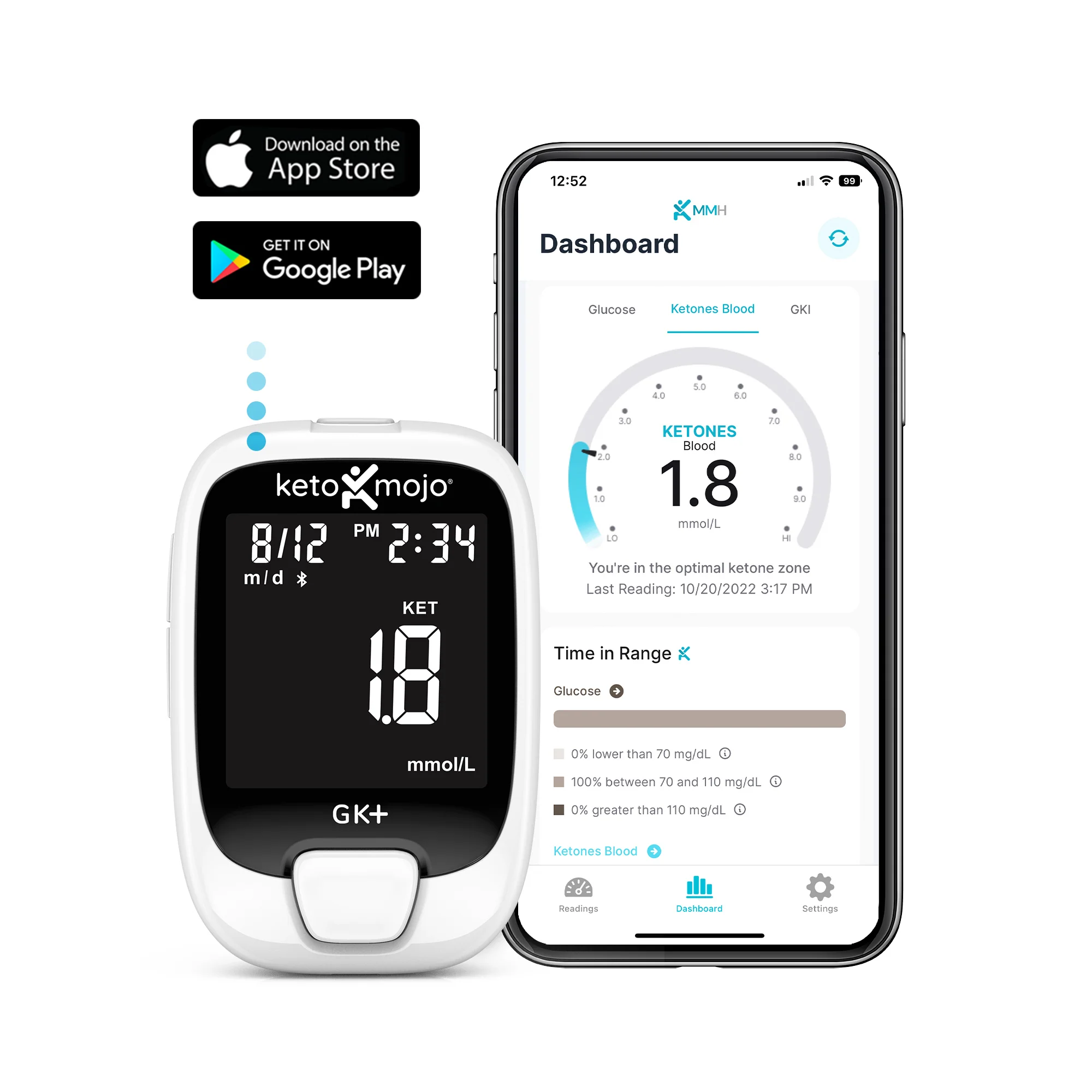 BASIC STARTER KIT - GK+ Blood Glucose & Ketone Meter - Image 3