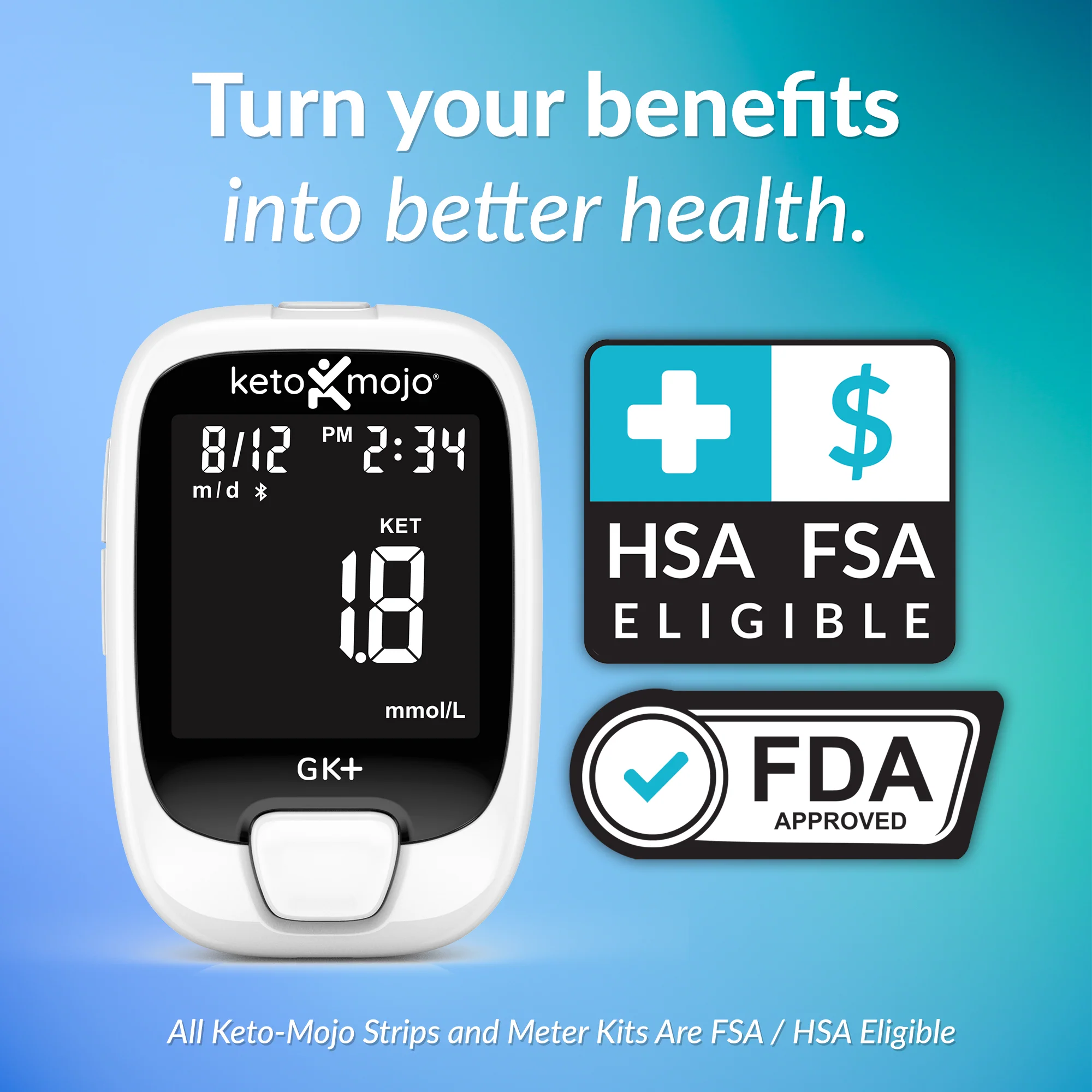 BASIC STARTER KIT - GK+ Blood Glucose & Ketone Meter - Image 10